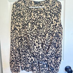 Leopard Print Women's Top